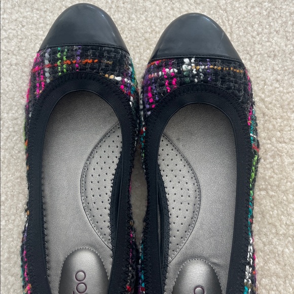 Me Too Black and Colorful Patterned Flats - Picture 7 of 7